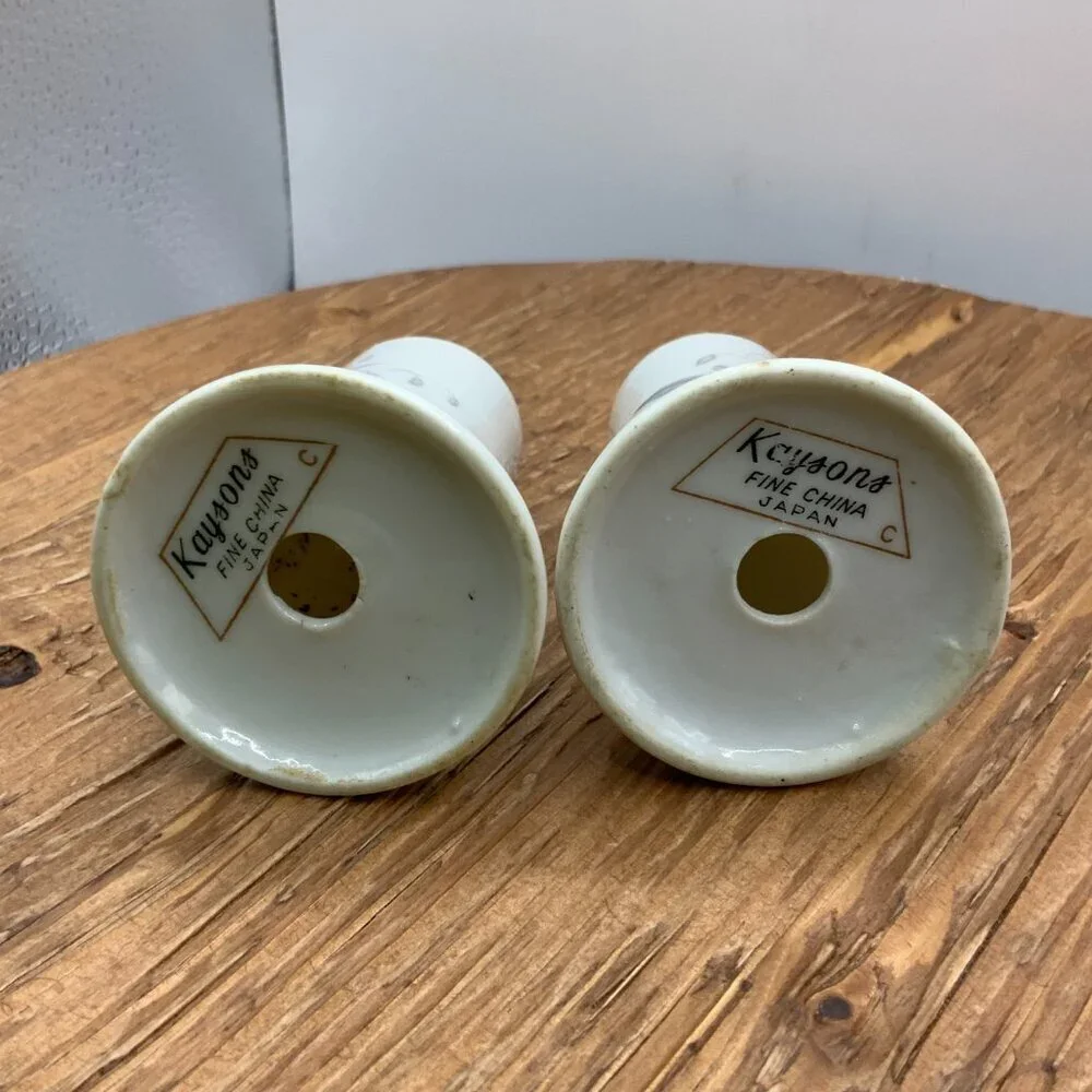 Kaysons Vintage Fine China Golden Rhapsody Japan Salt & Pepper